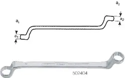 630-20X22 Hazet-Doppelringschlüssel Chrom-Vanadium