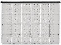 Produktfoto 1 von 902408 Schubl-Einteil-Set 1/6-Teilung für Fronthöhe 60 mm