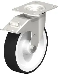 Produktfoto 1 von LEX-POTH 200XR-FI BLICKLE Edelstahl-Lenkrolle mit Anschraubplatte