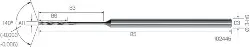 Produktfoto 1 von 2.CFS.20075.0 CrazyDrill Flex VHM 20xd, Stahl, 0,75mm MIKRON