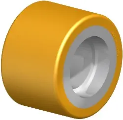 RK-HTH 080X054/47X14-54-Z BLICKLE Gabelhubwagen-Rolle mit PU-Laufbelag Extrathane