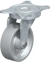 Produktfoto 1 von LT-G 150G BLICKLE Temperguss-Lenkrolle mit Anschraubplatte