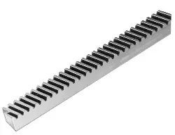 Produktfoto 1 von 22465800 schrägverzahnte Zahnstange aus Stahl,Modul=1,0, L=1000 mm