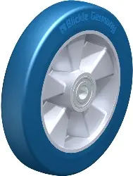 ALBS 250/20K BLICKLE Rad mit PU-Laufbelag Besthane Soft