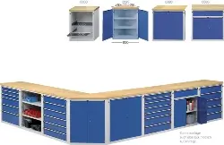 Produktfoto 1 von 903724 Einlegeboden für Schubladen- schrank B1060 mm, fix -ANKE-