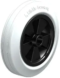 Produktfoto 1 von VPP 180/20G-SG BLICKLE Rad mit Standard-Vollgummireifen u. Kunststoff-Felge