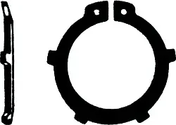 AL22 lose SEEGER® L-Ring für Welle