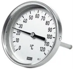 Produktfoto 1 von 5232 5232, Bimetallthermom., hochw. Ausf., L1=160/L2=140, Ø63, 0°C bis 120°C