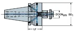 39255505C4032050 SANDVIK Adapter für Planfräser