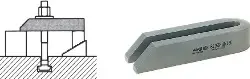 Produktfoto 1 von 70581 Gabelspanneisen abgeschrägt DIN 6315B 26x200 mm AMF