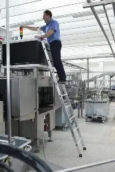 Produktfoto 1 von 10014 Aluminium-Anlegeleiter 14 Sprossen
