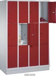 Produktfoto 1 von 8020-203 Fächerschränke S2000 Classic 3 Fächer übereinander