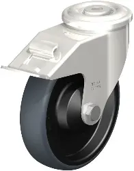 Produktfoto 1 von LEXR-TPA 160KD-FI-ELS BLICKLE Edelstahl-Lenkrolle mit Rückenloch