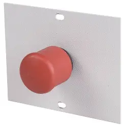 Produktfoto 1 von 07.861.09 Abdeckblech inkl. Not - Aus - Schalter RAL 7035