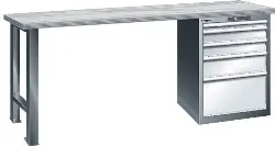 78.889.514 WB M 2000x700x840 J/SSK 800 R7 Werkbank (Schubladenschrank H8