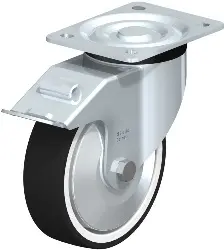Produktfoto 1 von L-POTH 160R-FI-FA BLICKLE Stahlblech-Lenkrolle, mittelschwere Ausführung