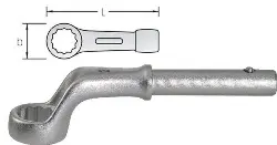 Produktfoto 1 von 517.9030 Zugringschlüssel, gekröpft 30 mm - KS TOOLS -