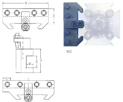 Produktfoto 1 von P 15100 Wechselhalter Universal WD Größe 5/50 PARAT