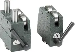 Produktfoto 1 von 1B1-0000-31130 Abrollböcke-Paar, verstellbar Auflagebereich 2-65 mm BENZING