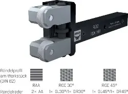 Produktfoto 1 von 31002722 Rändelformwerkzeuge RD 2 o.R. 161-12R 1 - 10 ZEUS