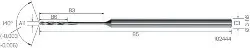 Produktfoto 1 von 2.CFS.20040.1 CrazyDrill Flex VHM RIP 20xd, Stahl, 0,40mm MIKRON