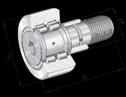Produktfoto 1 von 0645872660000 INA Rollen-Kurvenrolle PWKRE90-2RS-RR-XL