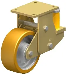 Produktfoto 1 von BSFE-GTH 202K BLICKLE Stahlgeschweißte Schwerlast-Bockrolle mit PU-Feder
