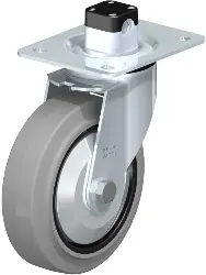 Produktfoto 1 von LE-POEV 160XKA-CS11-SG-FA BLICKLE Stahlblech-Lenkrolle mit Anschraubplatte
