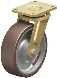 Produktfoto 1 von LS-GB 252K BLICKLE Stahlgeschweißte Schwerlast-Bockrolle mit PU-Feder
