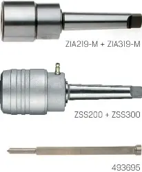 Produktfoto 1 von ZSS 200 KEYLESS-Werkzeughalter MK2 19 mm, 3/4' Weldon - BDS -