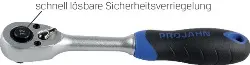 Produktfoto 1 von 5201 1/4' Umschaltknarre 72Z belastbar bis 78 Nm
