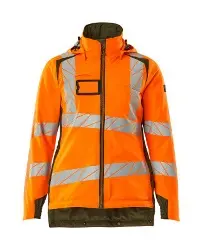 19045-449-14335XL MASCOT Damen Winterjacke CLIMASCOT, High Vis orange/moosgrün, Gr.5XL