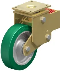 Produktfoto 1 von LSFN-GST 302K BLICKLE Stahlgeschweißte Schwerlast-Lenkrolle mit Stahlfeder