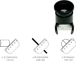 Produktfoto 1 von OE718 NEUTRAL Kunstleder-Etui für Messlupe