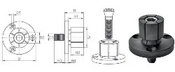 Produktfoto 1 von X38450 Spanndorn XPA 29,30 - 103,00 mm