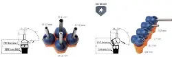 L72095 LOC-LINE FLEXI HD-Düse 1/4' Ø 4,1 × 31,8 mm