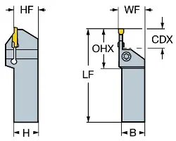 Produktfoto 1 von LF123R324040B SANDVIK COROCUT 1-2 Halter