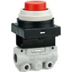 Produktfoto 1 von VM130-F01-34BA SMC 3/2 Wegeventil, mechanisch betätigt