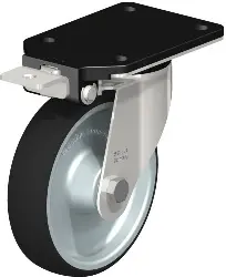 Produktfoto 1 von LEX-PATH 160XR-IS BLICKLE Edelstahl-Lenkrolle mit Anschraubplatte