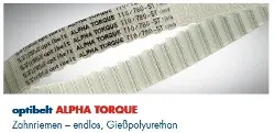 Produktfoto 1 von K285 L 050 OPTIBELT ALPHA Zahnflachriemen Polyurethan zöllig