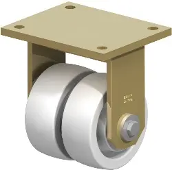 Produktfoto 1 von BSD-SPO 127K BLICKLE Stahlgeschweißte Schwerlast-Doppel-Bockrolle