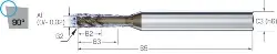 2.CMC42.C1Z3.800.1 CrazyMill Cool P&S VHM SNP 5,0xD,UNI, IK, Z3, 8,00 MIKRON