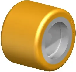 RK-HTH 080X060/47X12-60-Z BLICKLE Gabelhubwagen-Rolle mit PU-Laufbelag Extrathane