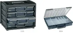 Produktfoto 1 von 136228 Sortimentskasten für Box 17 Einsätze, 4 Größen
