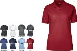Produktfoto 1 von 0321265013 Damen Poloshirt PRO WEAR, 3XL silber grau ID