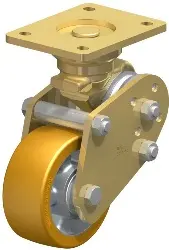 Produktfoto 1 von BPFE-ALTH 127K BLICKLE Schwerlast-Bockrolle mit Polyurethan-Drehfedern