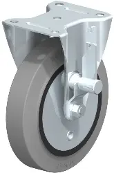 Produktfoto 1 von B-GEV 200K-TB-SG BLICKLE Bockrolle mit Trommelbremse