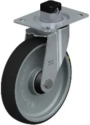 Produktfoto 1 von LE-PATH 200K-CS11-ELS BLICKLE Stahlblech-Lenkrolle mit Anschraubplatte