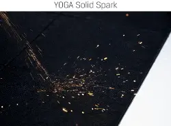 Produktfoto 1 von 16022 Bodenbelag Yoga Solid Spark schwarz, 90 x 90 cm -MILTEX-