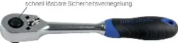 5210 3/8' Umschaltknarre 48Z belastbar bis 245 Nm
